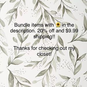 The more you bundle the more you will save!!!